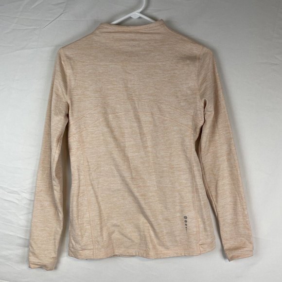 T by Talbots Jacket Women's Size P Peach‎ Track Running Athleisure 1/2 Zip - Picture 6 of 15